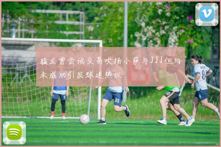 猛龙曾尝试交易吹杨小萨与JJJ但均未成功引发球迷热议